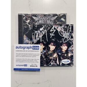 AUTOGRAPHED SIGNED Babymetal Metal Forth Su Metal CD COA ACOA #14